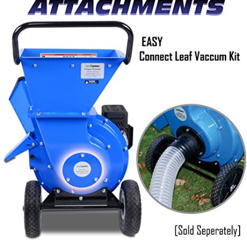 Landworks Wood Chipper Shredder Mulcher Super Heavy Duty 7HP 212cc...