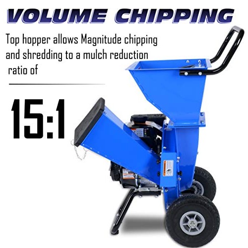 Landworks Wood Chipper Shredder Mulcher Super Heavy Duty 7HP 212cc...