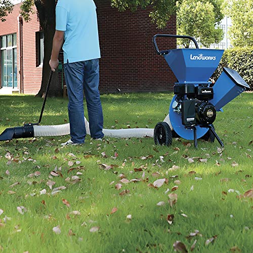 Landworks Wood Chipper Shredder Mulcher Super Heavy Duty 7HP 212cc...
