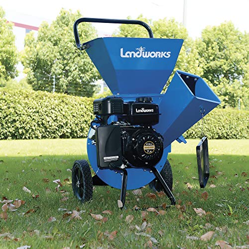 Landworks Wood Chipper Shredder Mulcher Super Heavy Duty 7HP 212cc...