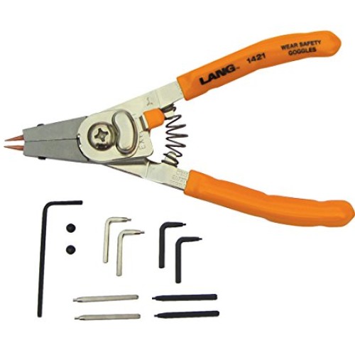 Lang Tools 1421 Internal/External Quick Switch Retaining Ring Pliers