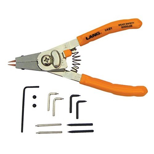 Lang Tools 1421 Internal/External Quick Switch Retaining Ring Pliers