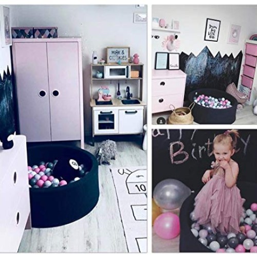 LANGXUN Pit Ball Kiddie Dry Pools, Kids Ball Pit Playpen for Baby ...