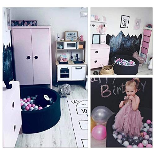 LANGXUN Pit Ball Kiddie Dry Pools, Kids Ball Pit Playpen for Baby ...