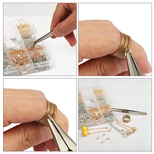 Earring Making Supplies,LANMOK 2410pcs Jewelry Making Kits in Earr...