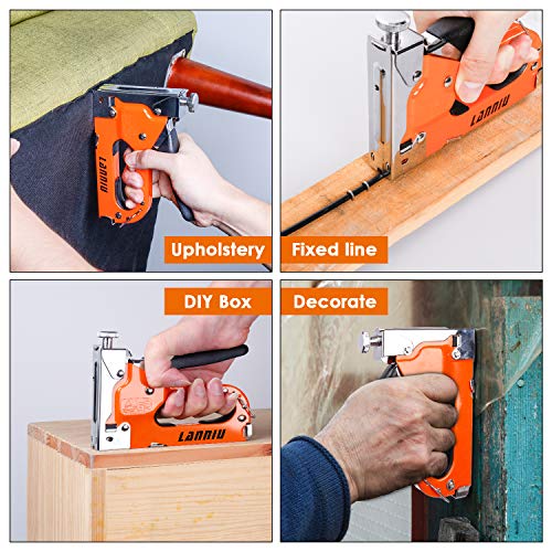LANNIU Staple , Heavy Duty Staple with Remover, 4 in 1 Stap...