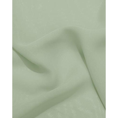 LANSITINA Sheer Continuous Chiffon Fabric Solid Color by The Yard ...
