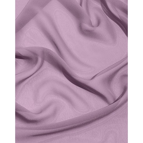 LANSITINA Wisteria Sheer Chiffon Fabric Continuous Solid Color by ...
