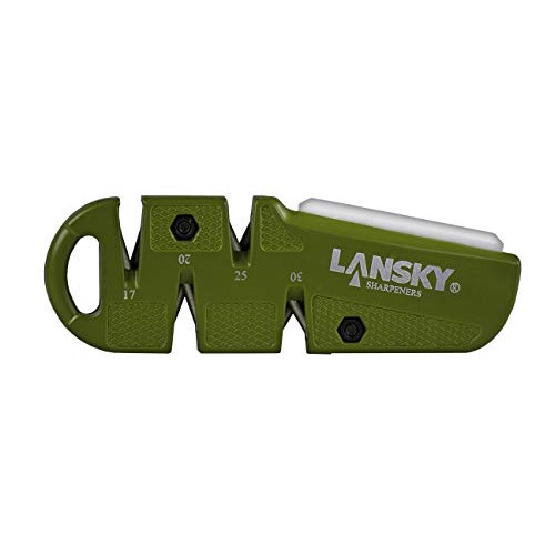 Lansky D-SHARP Diamond Pull Through Quad Angle Knife Sharpener, Gr...