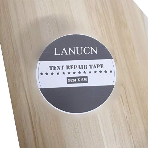 LANUCN Professional Invisible Waterproof Tent Repair Tape | 5m Hea...