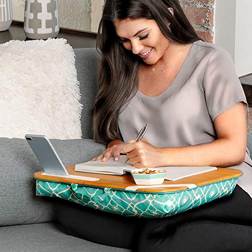 LapGear Designer Lap Desk with Phone Holder and Device Ledge - Med...