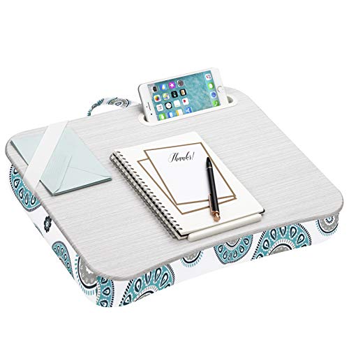 LapGear Designer Lap Desk with Phone Holder and Device Ledge - Med...