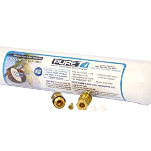 LASCO 37-1821 Ice Maker Inline Filter with 1/4-Inch Compression Co...