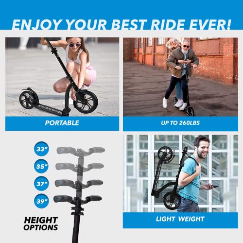 LaScoota Professional Scooter for Ages 6+, Teens & Adults I Lightw...