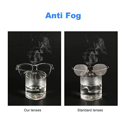 Safety Glasses Goggles Anti-fog Protective Eyewear,Clear Anti-Scra...