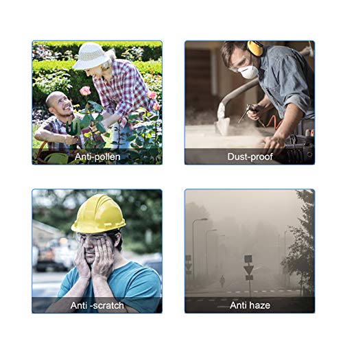 Safety Glasses Goggles Anti-fog Protective Eyewear,Clear Anti-Scra...