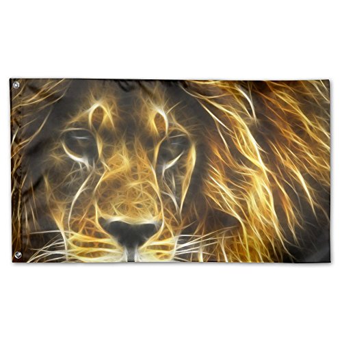 Garden Flag Lion Art Design Outdoor Yard Home Flag Wall Lawn Banne...