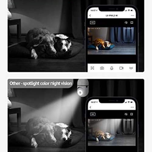 LaView 4MP Bulb Security Camera 2.4GHz,360° 2K Security Cameras Wi...