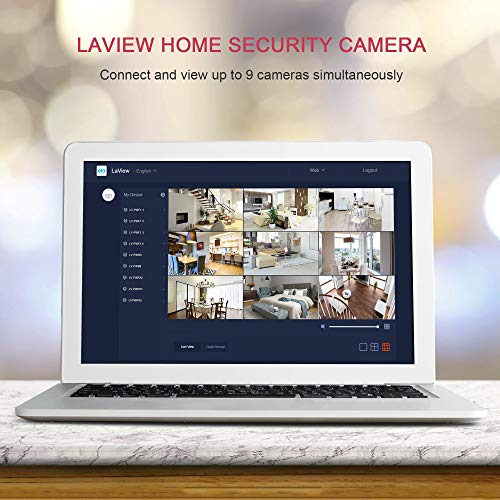 LaView Security Cameras 4pcs, Home Security Camera Indoor 1080P, W...