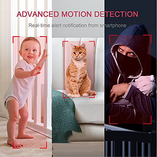 LaView Security Cameras 4pcs, Home Security Camera Indoor 1080P, W...