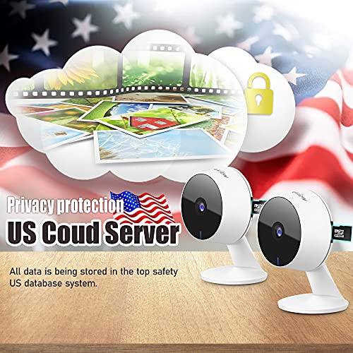LaView Security Cameras 4pcs, Home Security Camera Indoor 1080P, W...