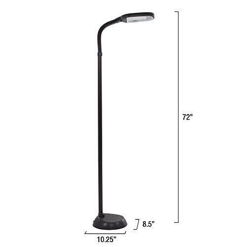 Lavish Home 72-6890 Lamp, 6 Feet, Black