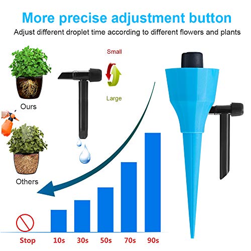 LAVIZO New Upgrade Plant Self Watering Spikes Devices, Automat...
