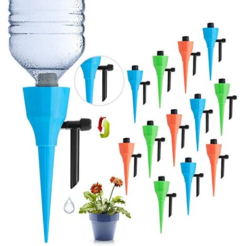 LAVIZO New Upgrade Plant Self Watering Spikes Devices, Automat...