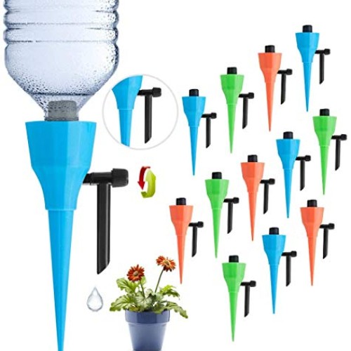 LAVIZO New Upgrade Plant Self Watering Spikes Devices, Automat...