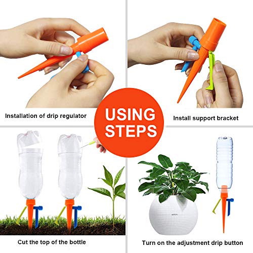 New Upgrade Plant Self Watering Spikes,Universal Self Watering ...