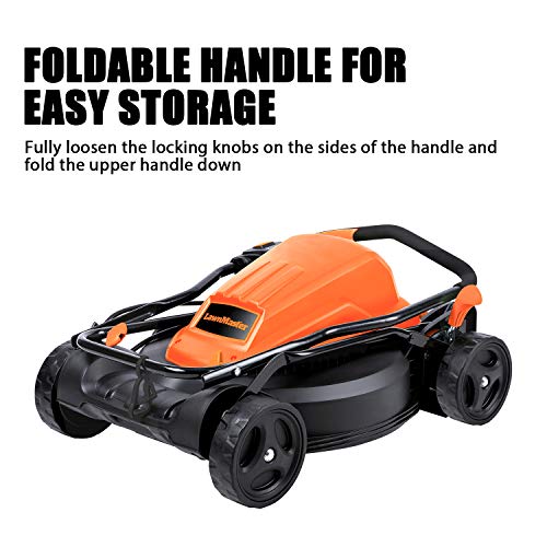 LawnMaster ME1218X Electric Lawn Mower 12AMP 19-Inch