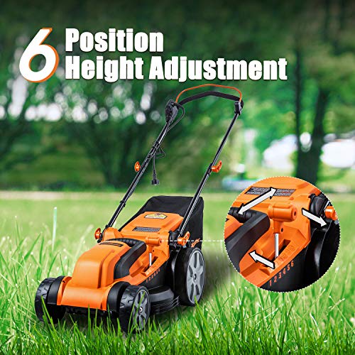 LawnMaster MEB1116K Electric Lawn Mower 16-Inch 12AMP