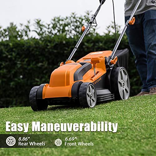 LawnMaster MEB1116K Electric Lawn Mower 16-Inch 12AMP