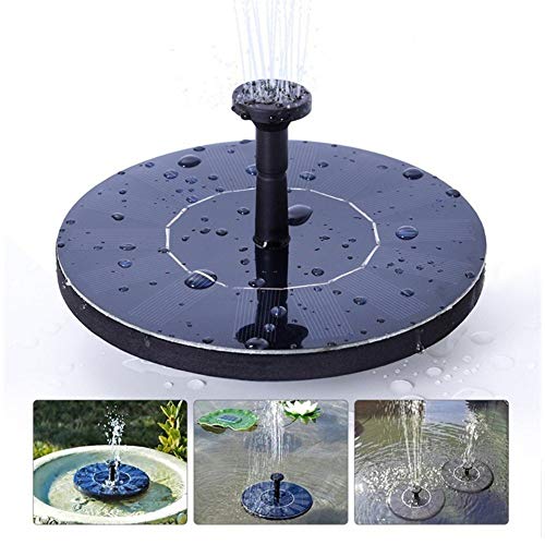 LAWOHO Solar Fountain for Bird Bath, Solar Powered Fountain Pump 1...