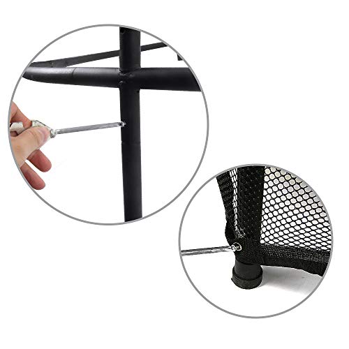 LBLA Kids Trampoline, 55” Mini Trampoline for Kids with Enclosure ...