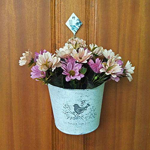 LBZE Metal Wall Planter,Indoor/Outdoor Vertical Planter Set,Holder...