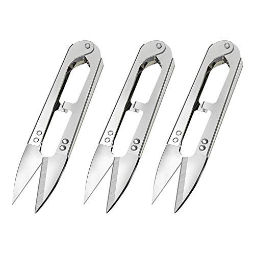 3Pcs Sewing Scissors Clippers, Multipurpose Yarn Thread Cutter, Em...