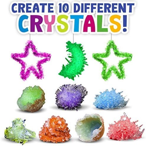 Learn & Climb Crystal Growing kit for Kids. Science Experiment Kit...