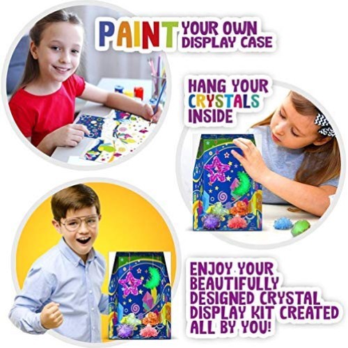 Learn & Climb Crystal Growing kit for Kids. Science Experiment Kit...