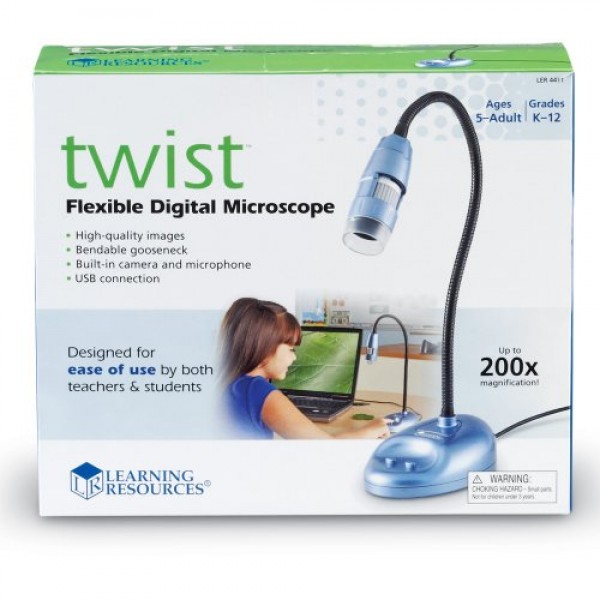 Learning Resources Twist Flexible Digital Microscope