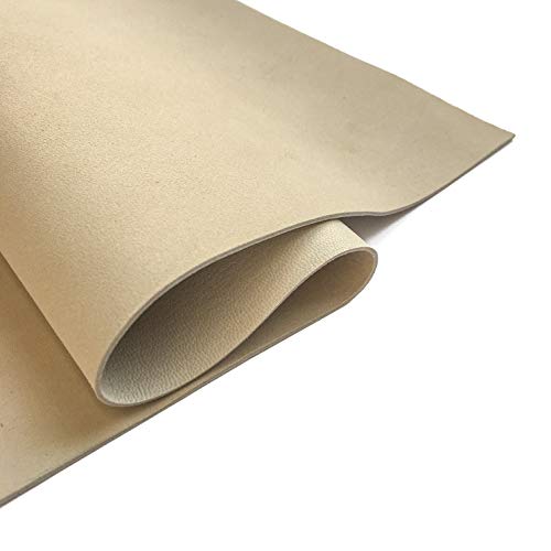 Genuine Beige Suede Leather Hide: Real Leather Sheet for Crafts B...