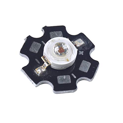 Led World 50 PCS 3W Deep Red High Power 660NM Plant Grow LED Emitt...