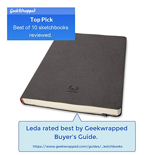 Leda Art Supply 160 Pages Softbound Cover Sketchbook for Artists