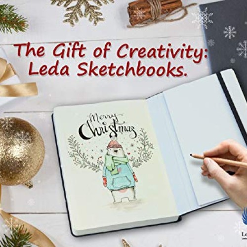 Leda Art Supply 160 Pages Softbound Cover Sketchbook for Artists