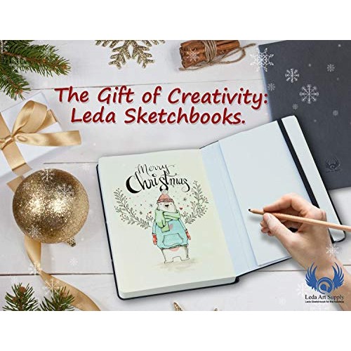 Leda Art Supply 160 Pages Softbound Cover Sketchbook for Artists