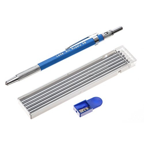 Leda Art Supply Mechanical Pencil Set with 12-piece 5B lead refill...