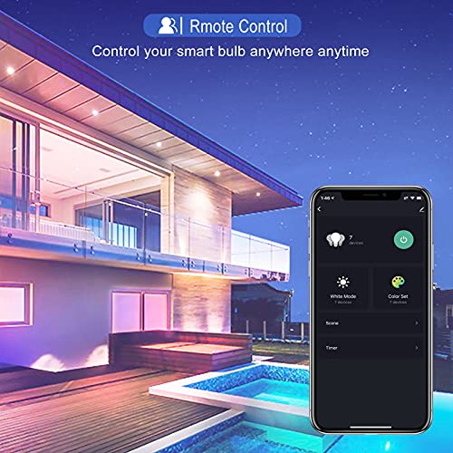LEDEPLY 5W=40W, A15 Smart Bulb, Compatible with Alexa, Google Home...