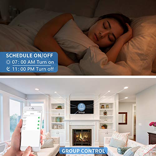 LEDEPLY 5W=40W, A15 Smart Bulb, Compatible with Alexa, Google Home...