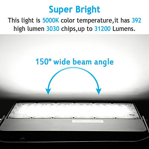 LEDMO 240W LED Flood Light, Bright LED Stadium Light, 31200Lm 1500...