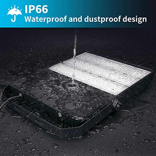 LEDMO 300W LED Flood Lights 1500W Equivalent 42,000LM 5000K Dayl...